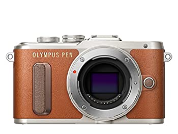 【中古】(非常に良い)OLYMPUS ミラーレス一眼 E-PL8 ボディー ブラウン