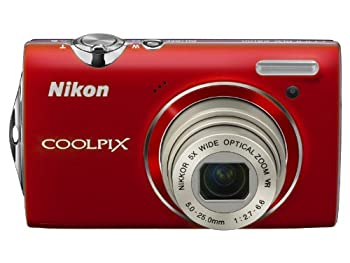 【中古】Nikon デジタルカメラ COOLPIX (クールピクス) S5100 クリアレッド S5100RD 1220万画素 光学5倍ズーム 広角28mm 2.7型液晶|お取り寄せ本舗 KOBACO