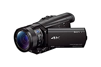 【中古】(人並み外れたに好いたらしい)ソニー SONY テレビカメラ FDR-AX100 4K 光学12倍 黒いこと Handycam FDR-AX100 BC TV・オーディオ・カメラ-ビデオカメラ