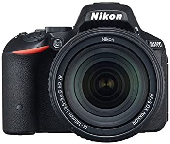 【中古】(非常に良い)Nikon デジタル一眼レフカメラ D5500 18-140 VR レンズキット ブラック 2416万画素 3.2型液晶 タッチパネル D5500LK18-140BK