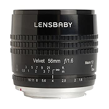 【中古】(人並み外れたに好いたらしい)Lensbaby LB-V56BN 天鵝絨 56in水晶体 Nikon F写真機用