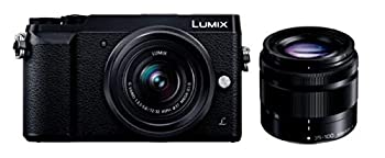 【中古】(非常に良い)LUMIX DMC-GX7MK2WK ダブルズームキット (ブラック)