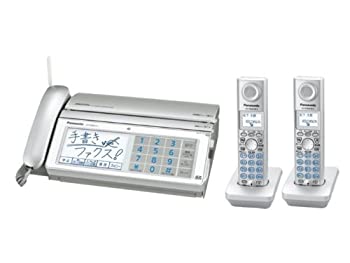 【中古】パナソニック おたっくす デジタルコードレスFAX 子機1台付き添い人 黒いこと KX-PW821DL-K