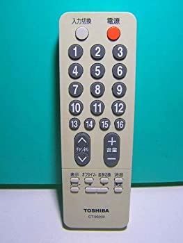【中古】(非常に良い)東芝 テレビリモコン CT-90203