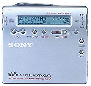 【中古】SONY ソニー MZ-R900（S） しろがね色 携帯型MDリコーダー MDLP相応う （MD吹き込み生まれ変わり兼用機/MDウォークマン/電気蓄音機）