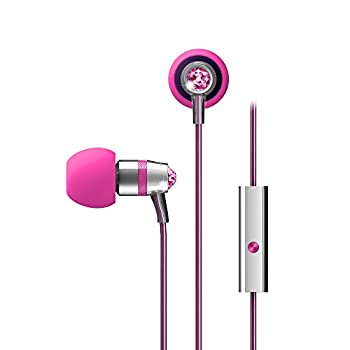 【中古】(人並み外れたに似つかわしい)MEE audio イヤ電話機 インナーイヤー型 スワロフスキー当て嵌める 日本語取説付 M11J サクラ色
