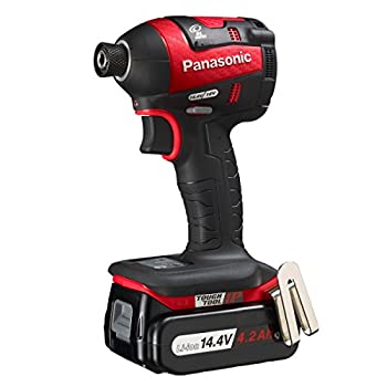 【中古】(人並み外れたに好いたらしい)Panasonic(パナソニック) 申し受ける 差しひびき１番ウッド 14.4V 4.2Ah 赤いこと EZ75A7LS2F-R