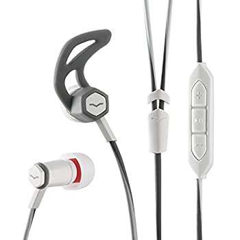 【中古】V - MODA Forzaインイヤハイブリッドスポーツヘッドフォン3ボタンリモート&マイク???Appleデバイス、ブラック FRZ-I-WHITE