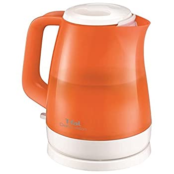 【中古】(人並み外れたに好いたらしい)ティファール（T-FAL） 明かり湯沸かし 1.5L オレンジデルフィニヴィジョン KO151OJP