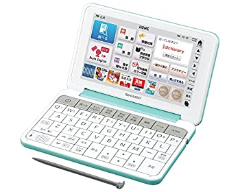 【中古】シャープ カラ—電子辞書 Brain 中学生モデル グリーン系 PW-SJ4-G|お取り寄せ本舗 KOBACO