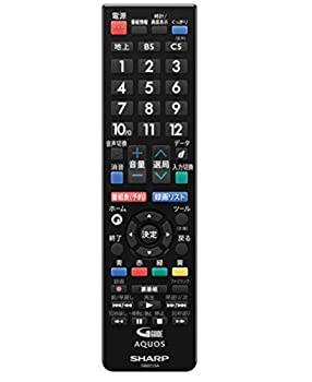 【中古】(非常に良い)SHARP 液晶テレビ(AQUOS) 純正リモコン GB221WJSA RRMCGB221WJSA (0106380512)