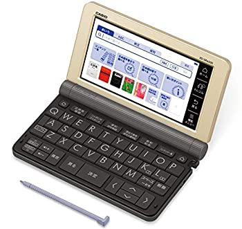 【中古】(非常に良い)2019年モデル カシオ CASIO 電子辞書 エクスワード 生活モデル XD-SR6500GD 160コンテンツ シャンパンゴールド