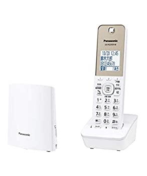 【中古】(人並み外れたに好いたらしい)パナソニック デジタルコードレス電話 しち面倒臭さ電話を掛ける打つ手役立つこと申し受ける 白いこと VE-GZL40DL-W