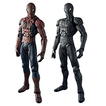 【中古】(未使用・未開封品)MOVIE REALIZATION スパイダーマン&ブラックスパイダーマン画像