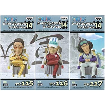 売れ筋ランキングも Piece 中古 One ワンピース 黄猿 青キジ 赤犬 三大将セット Vol 14 ワールドコレクタブルフィギュア B0092fjacs Hamrahtrader Com