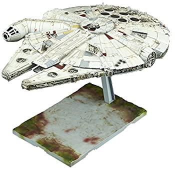 【中古】(未使用・未開封品)スター・ウォーズ/最後のジェダイ ミレニアム・ファルコン 1/144スケール プラモデル画像