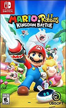 【中古】(非常に良い)任天堂Switch アクション・ファイティングゲーム SW Mario+Rabbids Kingdom Battleマリオ+ラビッツ キングダムバトル〈Ubisoft〉北米版【新品】