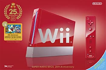 Wii 本体　赤　スーパーマリオ25周年仕様　【メーカー生産終了】 Amazon | Wii本体 (スーパーマリオ25周年仕様) (「Wiiリモコン