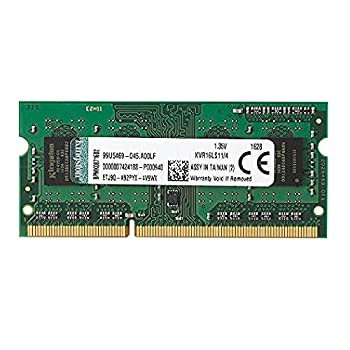 【中古】(非常に良い)キングストン Kingston ノートPC用メモリ DDR3L 1600 (PC3L-12800) 4GB CL11 1.35V Non-ECC SO-DIMM 204pin KVR16LS11/4