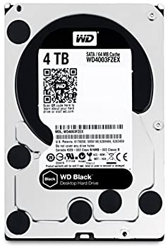 【中古】(非常に良い)WD HDD 内蔵ハードディスク 3.5インチ 4TB WD Black WD4003FZEX SATA3.0 7200rpm 64MB