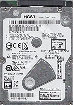 【中古】Hitachi hts725050?a7e630?500.0?GB 7200rpm 2.5?7?mm SATAハードドライブ|お取り寄せ本舗 KOBACO