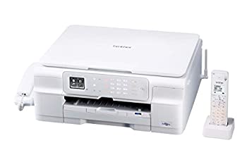 【中古】(人並み外れたに似つかわしい)brother インクジェット印刷工練りあわせる機 MFC-J727D FAX/子機1台付き添い人
