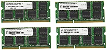 【中古】(人並み外れたに好いたらしい)居住地テック DDR3-1600/パソコン3-12800 SO-DIMM 8GB×4枚組 ADS12800N-8G4