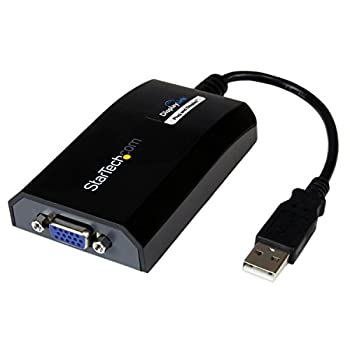 【中古】(人並み外れたに好いたらしい)StarTech.com USB - VGA取り替えっこアダプター USB繋ぎ合わせる外後ばらいグラフィックアダプター MAC相応う 1920x1200 USB2VGAPRO2