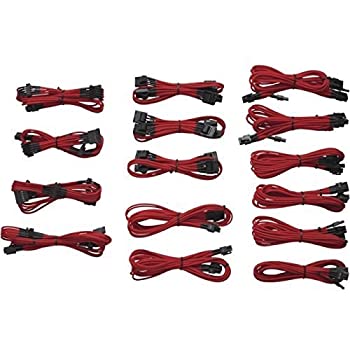 【中古】(人並み外れたに好いたらしい)CORSAIR 専用衣袂有線テレビ CP-8920049 Cable Kit (RED)