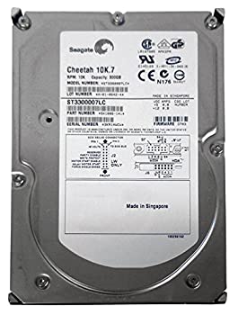 【中古】(非常に良い)Seagate 3.5インチ内蔵HDD 300GB 10000rpm U-320-SCSI 5.2ms 80pin ST3300007LC