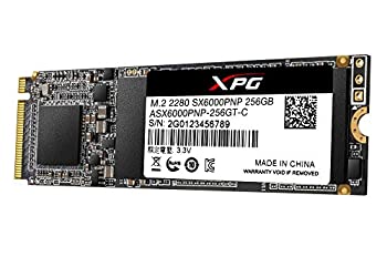【中古】ADATA Technology XPG SX6000 Pro PCIe Gen3x4 M.2 2280 SSD 256GB ASX6000PNP-256GT-C
