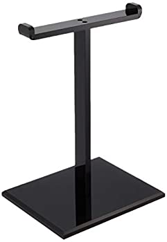 【中古】タイムリー ヘッドホンスタンド [ アクリル製 ] ヘッドホン2台用 [ ブラック ] HPSTAND-DUO-B1