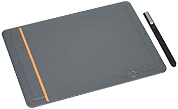【中古】ワコム Wacom Bamboo Slate S A5相応う ミディアムグレー かっこ良いパッド 陰電子万覚え帳 ボールペンで紙におぼえ書きや下書きを書いてデジタル化 スマホ
