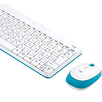 【中古】Logicool ロジクール MK245nWH 無線電話鍵盤 無線電話二十日鼠 仕掛ける 無線電話 MK245n ソリッドホワイト 国内置き目品