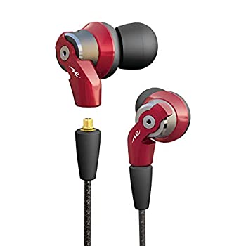 【中古】ラディウス radius イヤホン : ハイレゾ対応 MMCXリケーブル VOLTシリーズ 重低音モデル HP-NHR31R (レッド)