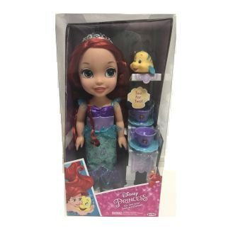 【中古】(非常に良い)ディズニー プリンセス　人形　Tea time with ariel ディズニープリンセス　トドラー　ドール　アリエル [並行輸入品]