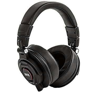 【中古】LyxPro プロフェッショナル仕様 高遮音性 密閉型モニターヘッドホン ワイドなダイナミックレンジ 超高音質スタジオヘッドホン レコーディング ま