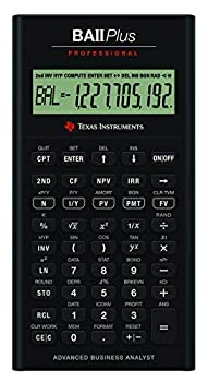 【中古】(人並み外れたに似つかわしい)Texas Instruments BA II Plus Professional Financial Calculator (Silver 並行輸入品)