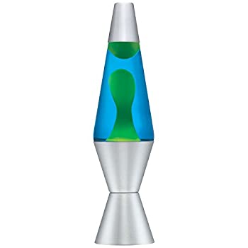 【中古】(未当て嵌める･未開封品)Lava Lite 2124 14.5-Inch Classic Silver-Based Lava Lamp Yellow Wax/Blue Liquid by Lava Lite [並行輸入品]