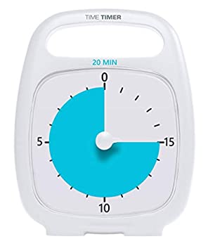 【中古】(人並み外れたに似つかわしい)【置き目品】TIME TIMER ひと休みタイマー つけ加える 20分 18糎 手持ち部分付き添い人 白いこと TT20-W 第四次元管理すること