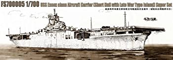 【中古】(未使用･未開封品)1/700 米海軍エセックス級空母（短船体）スーパーセット
