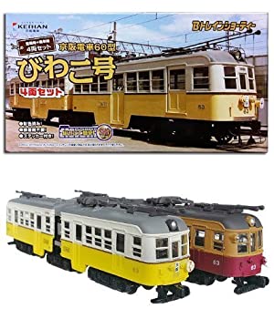 【中古】(未使用･未開封品)Bトレインショーティー 京阪電車60型 びわこ号4両セット