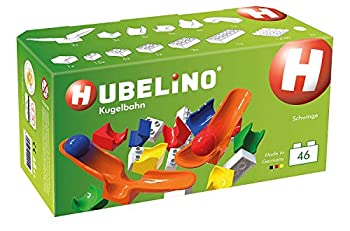【中古】(未使用･未開封品)HUBELINO マーブルラン 44ピース クレードルシュート拡張セット オリジナル ドイツ製 - 認定を受け、受賞歴のある大理石ラン - Duploと100%互換