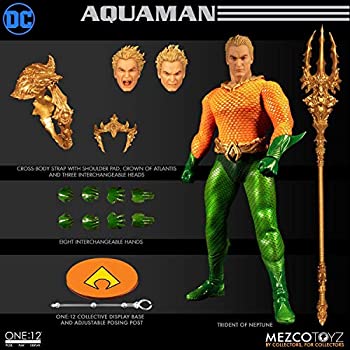 【中古】(未使用・未開封品)Mezco DCコミックス The One:12 コレクティブ アクアマン アクションフィギュア スタンダード|お取り寄せ本舗 KOBACO