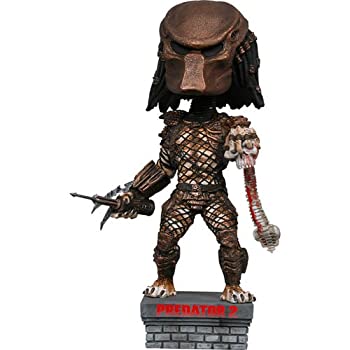 【中古】(非常に良い)NECA バブルヘッドドール(首振り人形) プレデターマスク2