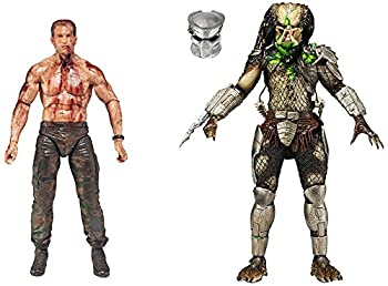 【中古】(非常に良い)NECA PREDATORオランダVS JUNGLE PREDATOR：最後の戦い7in アクションフィギュア2パック NECA PREDATOR DUTCH VS JUNGLE PREDATOR: THE FINAL BA