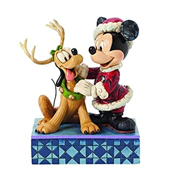 激安アウトレット 中古 エネスコ スタチュー プルート With サンタミッキー シリーズ クリスマス 14 ディズニー トラディションズ B00mnzd8ta Drborchmanpediatrics Com