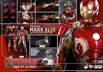 【中古】(未使用･未開封品)ムービー・マスターピース DIECAST アベンジャーズ/エイジ・オブ・ウルトロン アイアンマン・マーク43 1/6スケール ダイキャスト製 塗装済み可動｜お取り寄せ本舗 KOBACO