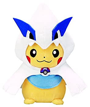 海外正規品 中古 ポケモンセンターオリジナル ぬいぐるみ ルギアポンチョのピカチュウ 新発 Dinemore Lk