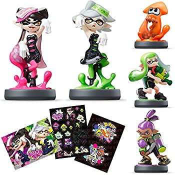 超安い シオカラーズセット アオリ ホタル ガール ライムグリーン ボーイ パープル イカ オレ Amiibo5種 ジオラマ1種セット 中古 スプラトゥーン その他 Williamsav Com